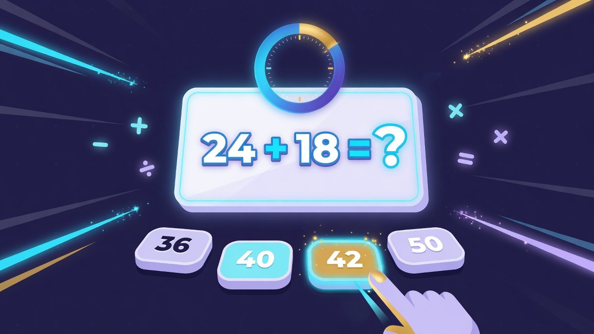 Mental Math Sprint: 60 Seconds of Arithmetic