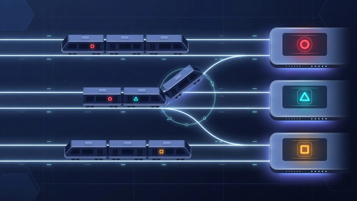 Rail Signal Test: Route 36 Trains at Once