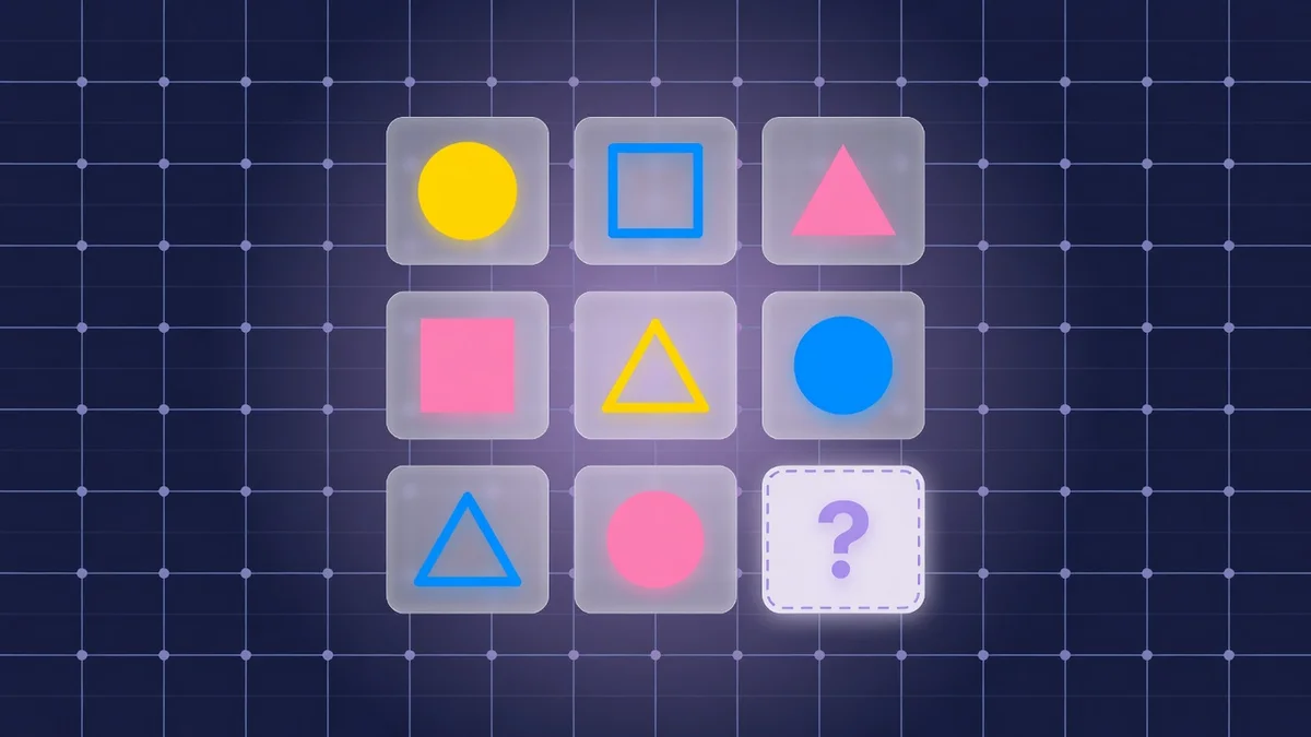 Shape Pattern Reasoning: What Belongs in the Blank?