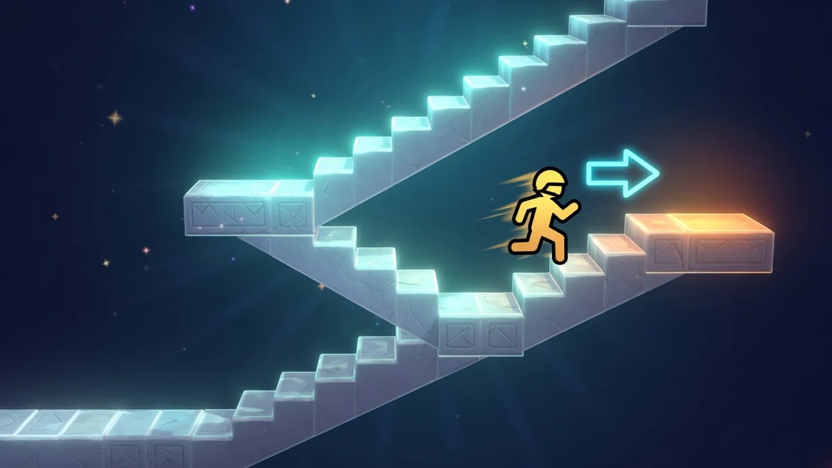 Stair Climb Speed Test: 60 Seconds of Zigzag Decisions