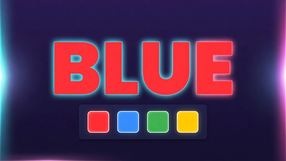 Stroop Test: When Meaning Fights Color