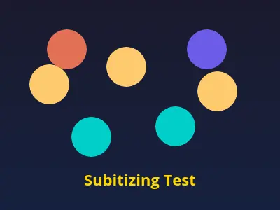 Subitizing Test: How Many Dots at a Glance?